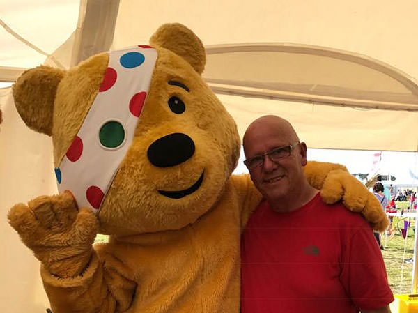 pete walkden and pudsey bear